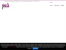 Tablet Screenshot of mea-marketing.com